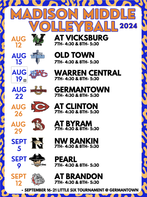 Schedule 2024